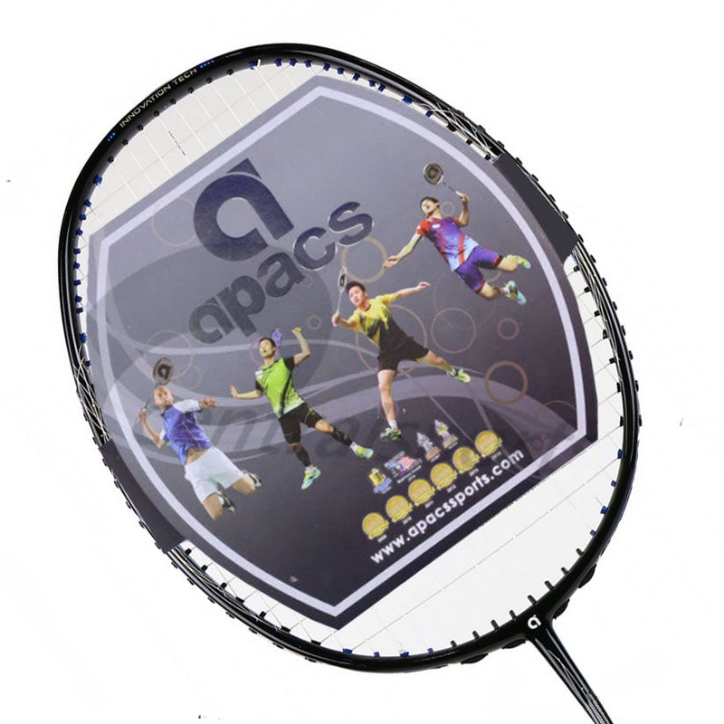 Apacs Feather Lite 75 Badminton Racket – Black/Blue Black/Blue 6UG4