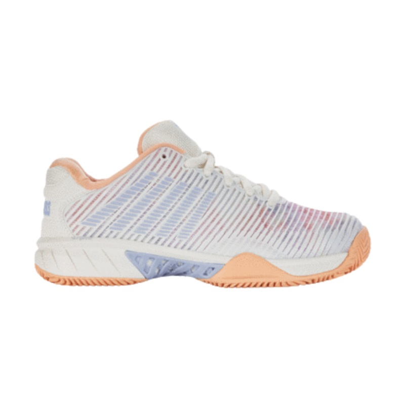 K-Swiss TFW Court Express HB 96750958M Tennis Shoes Womens (White/Heather/Peach Fuzz) White/Heather/Peach Fuzz UK 5