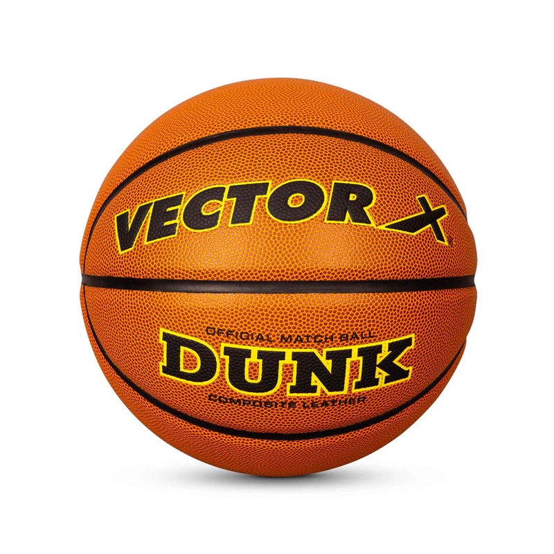 Vector X Dunk Premium PU Cover Professional Basketball | Kibi Sports Brown 6