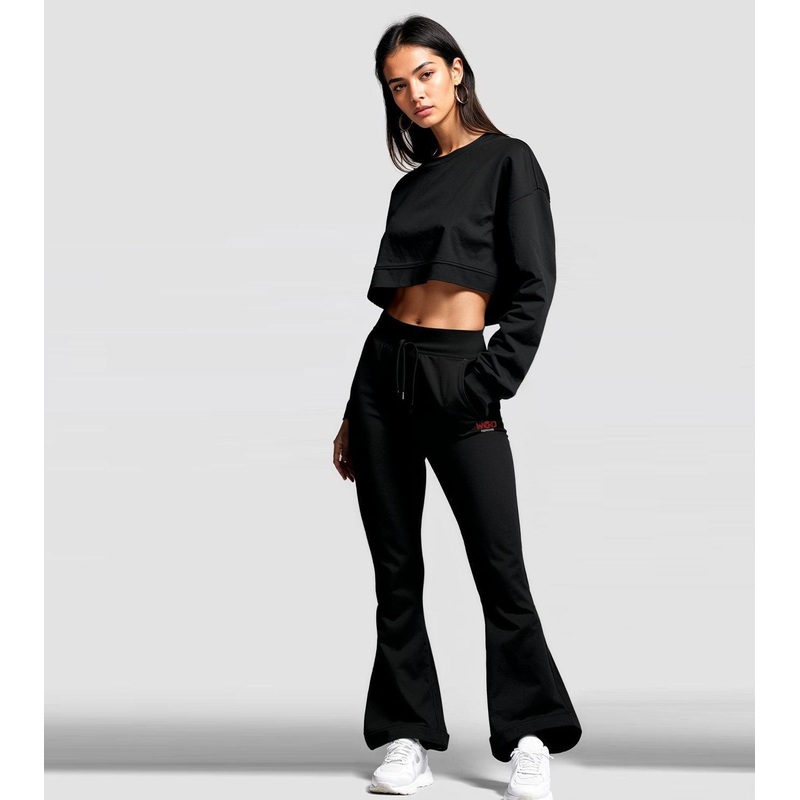 Women’s Coord Set ( black ) Wod Armour | Kibi Sports S Summer ( Cotton Terry )