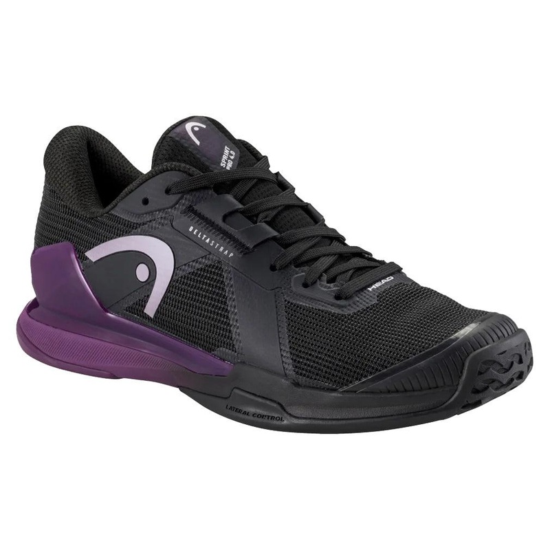 Women`s Sprint Pro 4.0 Tennis Shoes Black and Plum