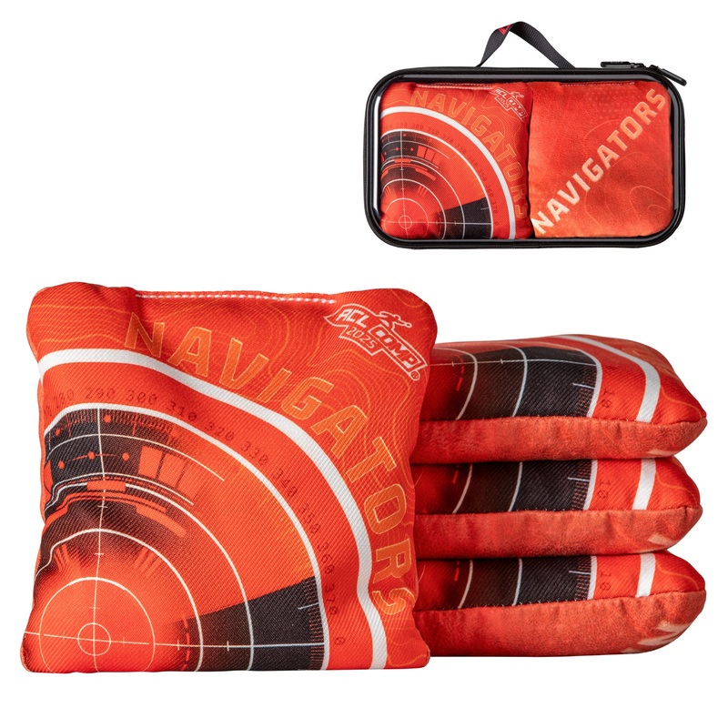 ACL COMP Orange Navigator Cornhole Bags