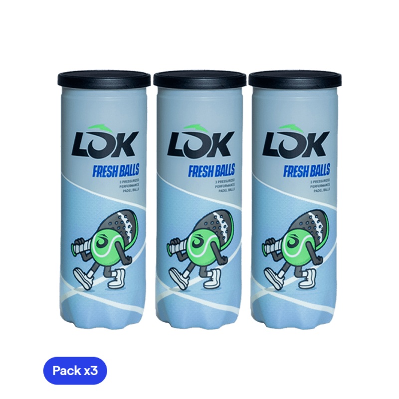 Lok Fresh Padel Balls (Pack x3)