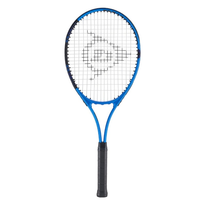 DUNLOP FX START 27 (Blue/Black) 285g Tennis Racquet – Strung & Free Grip G3 (4 3/8)