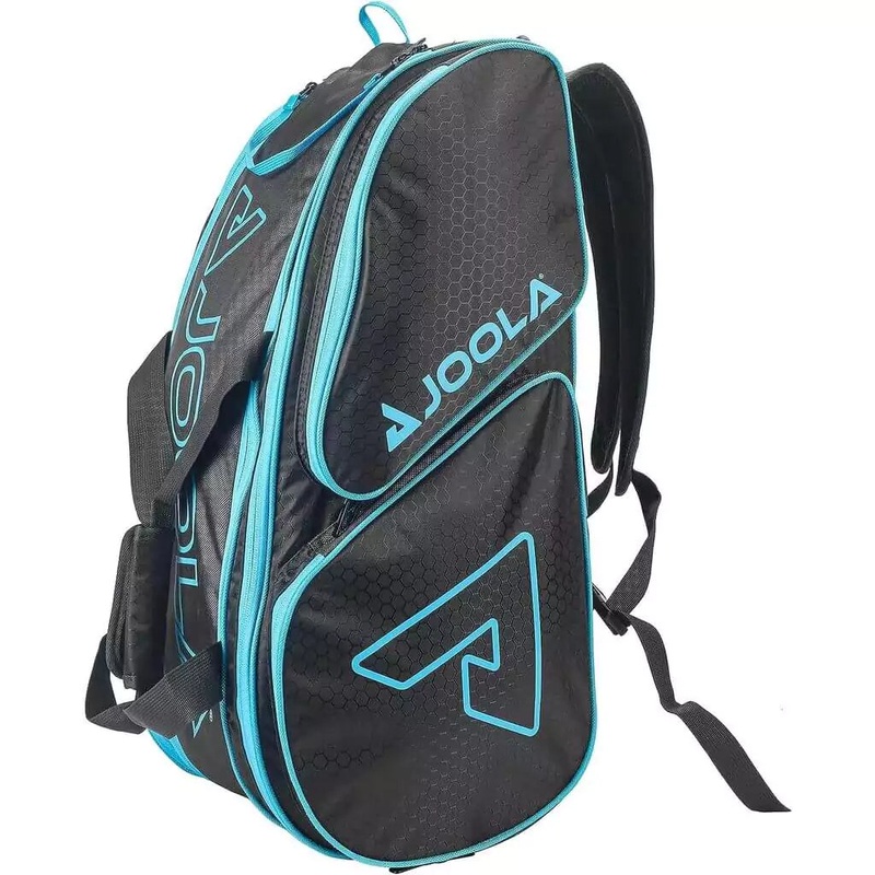 Joola Tour Elite Pickleball Duffle Bag Black / Light Blue