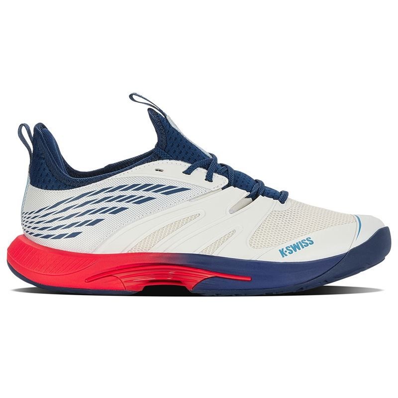 K-Swiss SpeedTrac Men’s Tennis Shoe (White/Blue)