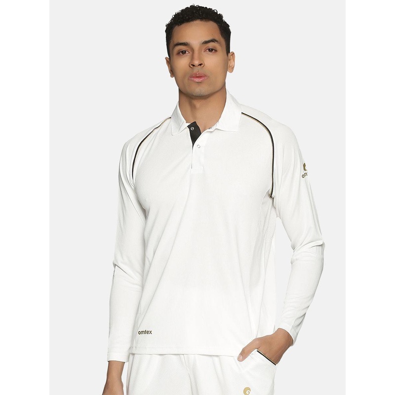 Omtex JW Cricket White Full Sleeve T-Shirt | Cricket | KIBI Sports 36