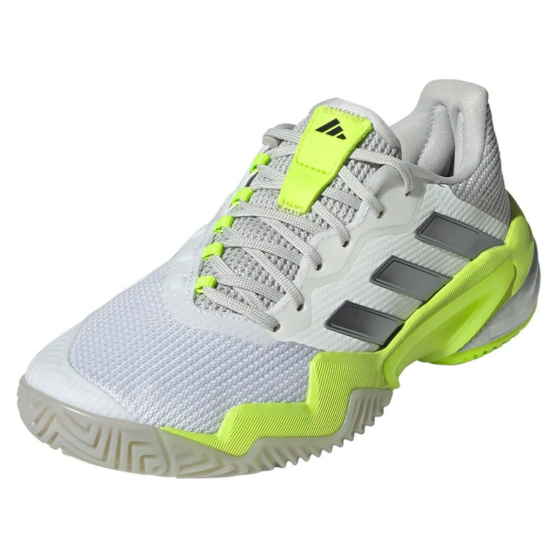 Women`s Barricade 13 Tennis Shoes White and Lucid Lemon