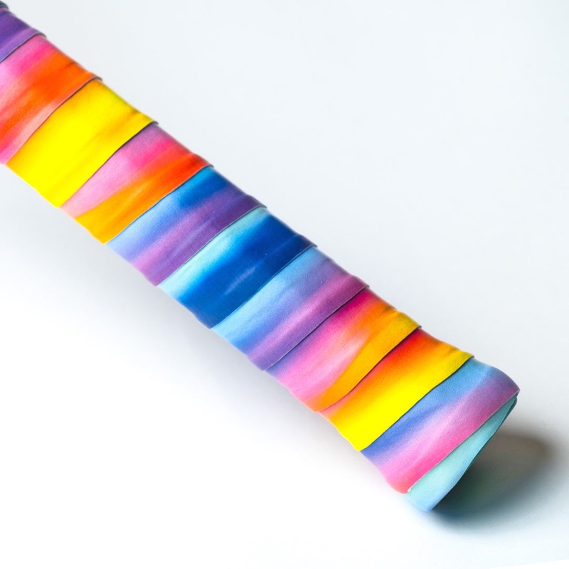 Aixo Rainbow Fade Tacky Overgrip Multicolour OS