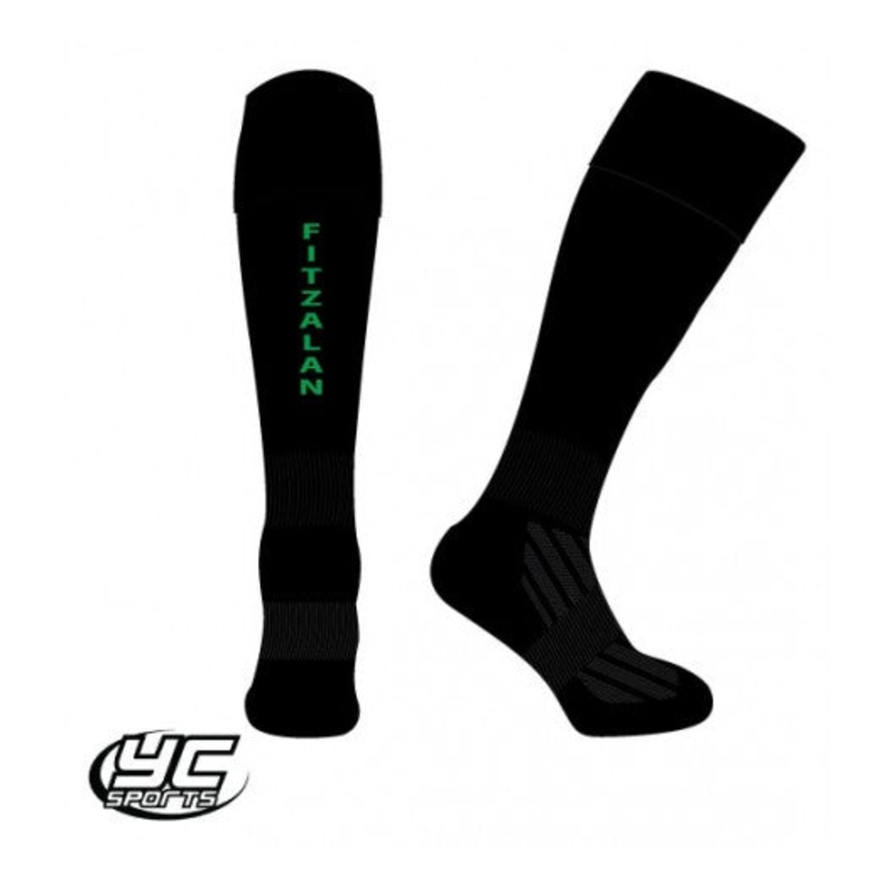 Fitzalan Sock Mini BLACK/EMERALD