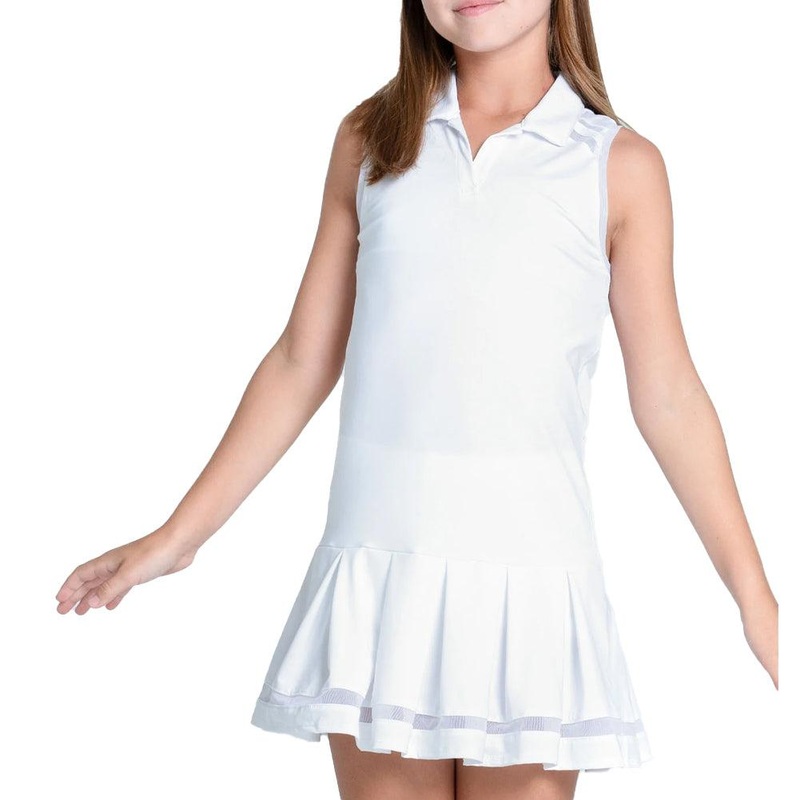 Girls` It`s A Win Tennis Dress White