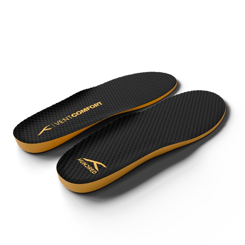 Hundred VentComfort Insole – Black/Orange Black/Orange 3.5/4