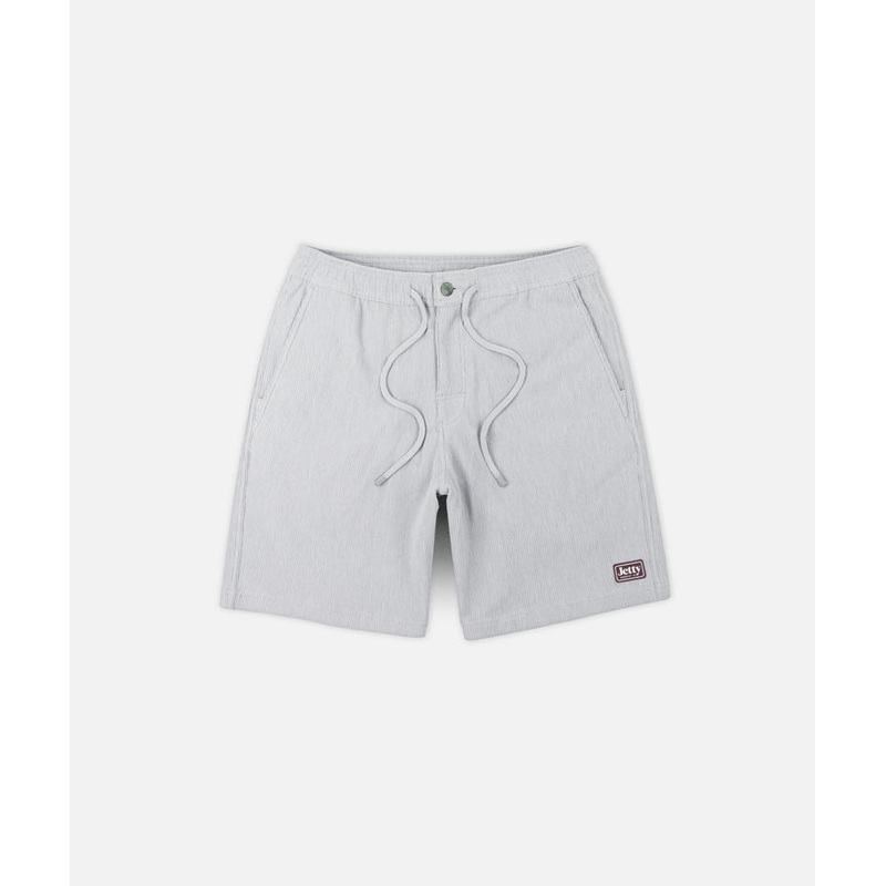 Jetty Men’s Fairview Cord Short Grey Small