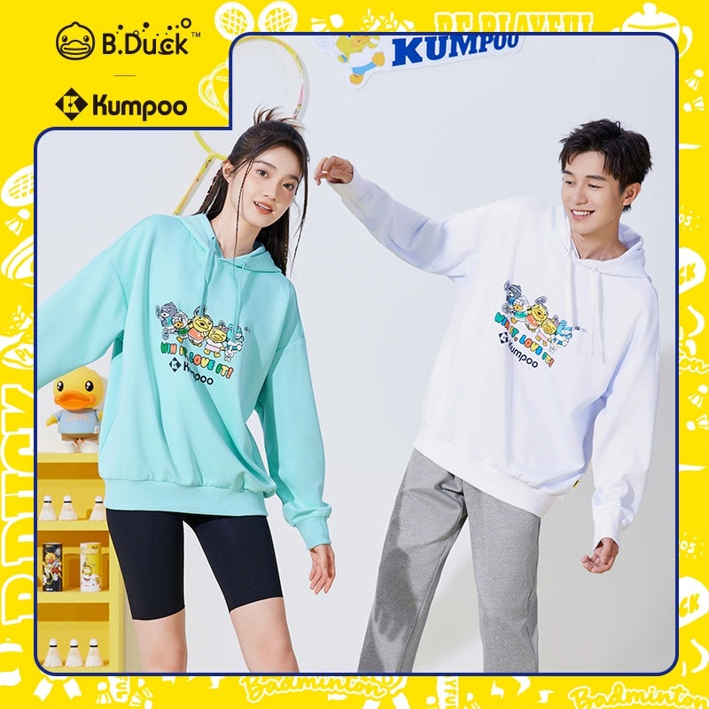 Kumpoo x B.Duck UNI Hoodie KKU-9042 B.DUCK White S