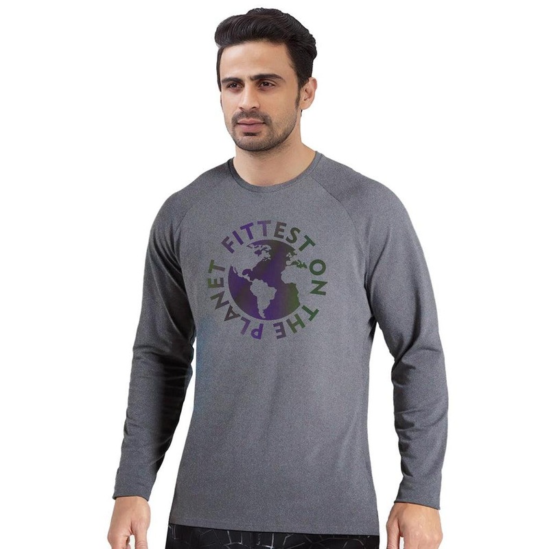ReDesign Full Sleeves Multi-Color Reflective Sports T-shirt | Men | KIBI Sports Small