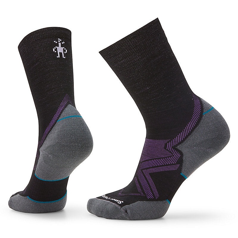 Smartwool Womens Run Cold Weather Targeted Cushion Crew Socks Deep Navy-092 Small
