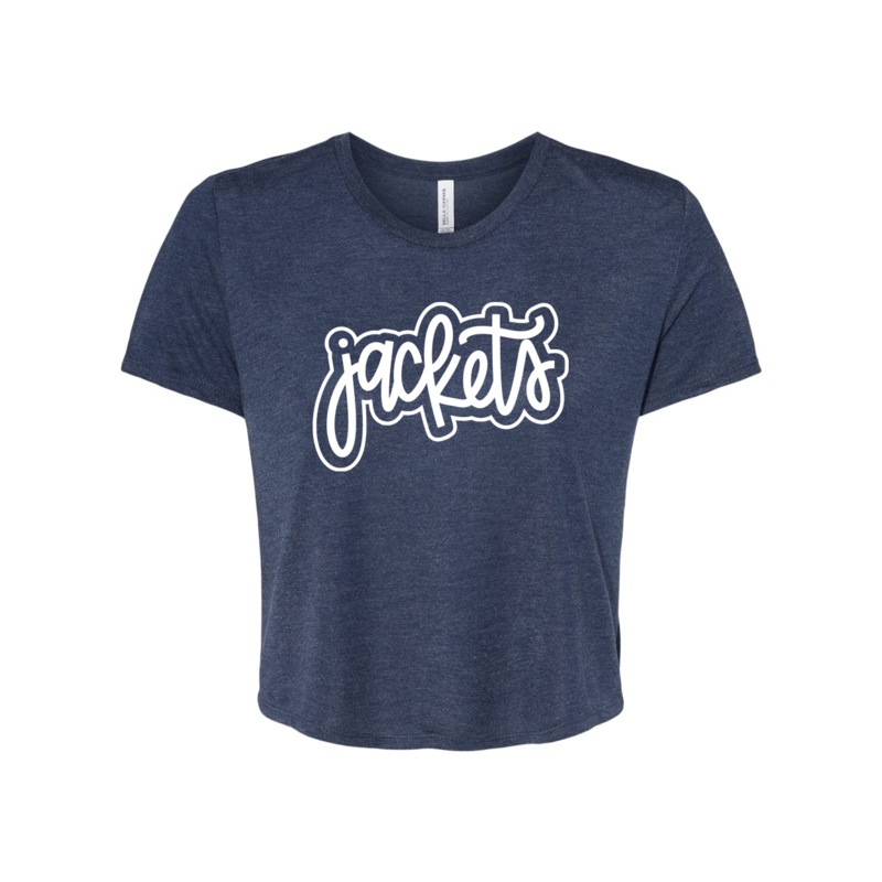 TCC Athletic Booster Club Ladies Flowy Crop Tee
