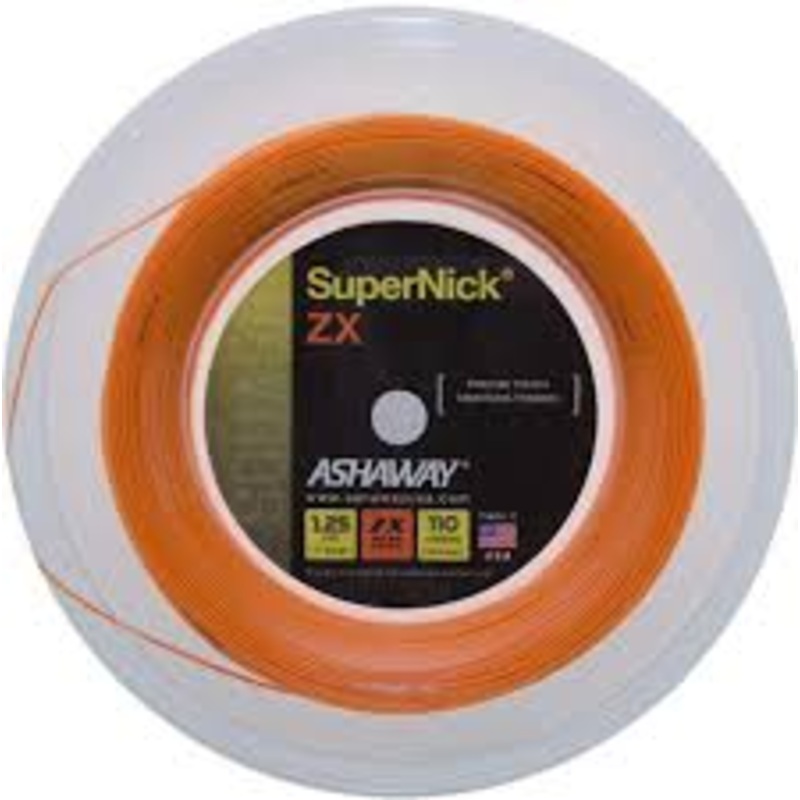 Ashaway Supernick ZX Squash string Reels 110M ORANGE