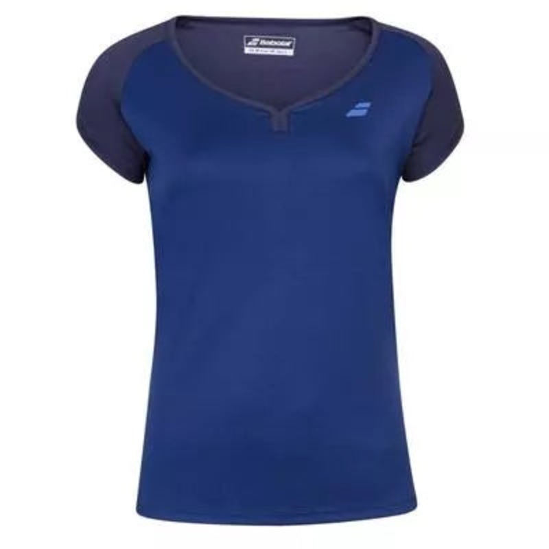 Babolat  Play Cap Women Sleeve Top T-Shirt – Estate Blue