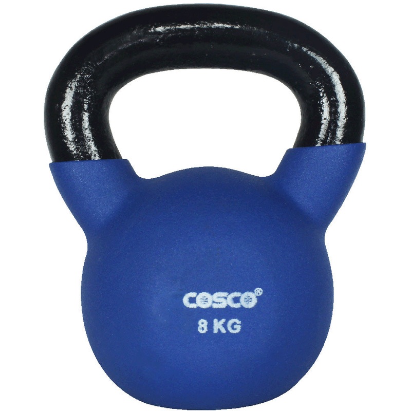 Cosco Kettlebell Dumbbell Vinyl Cosco 8 Kg | KIBI Sports 8kg