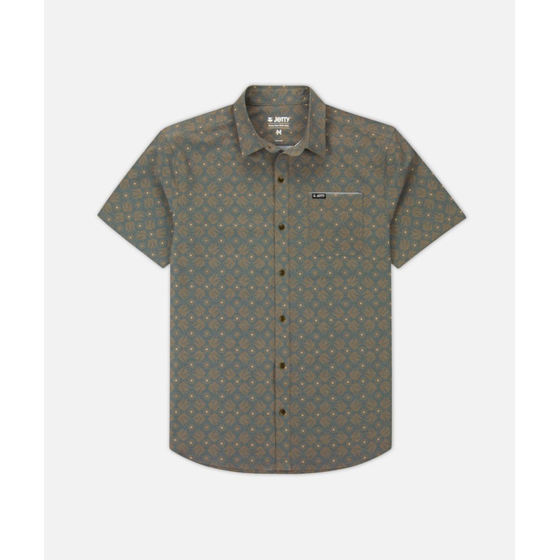Jetty Men’s Garwood Shirt Light Blue Small