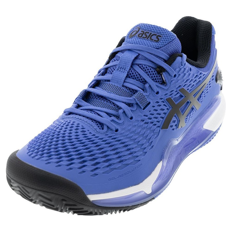 Men’s Gel-Resolution 9 Tennis Shoes Sapphire and Black