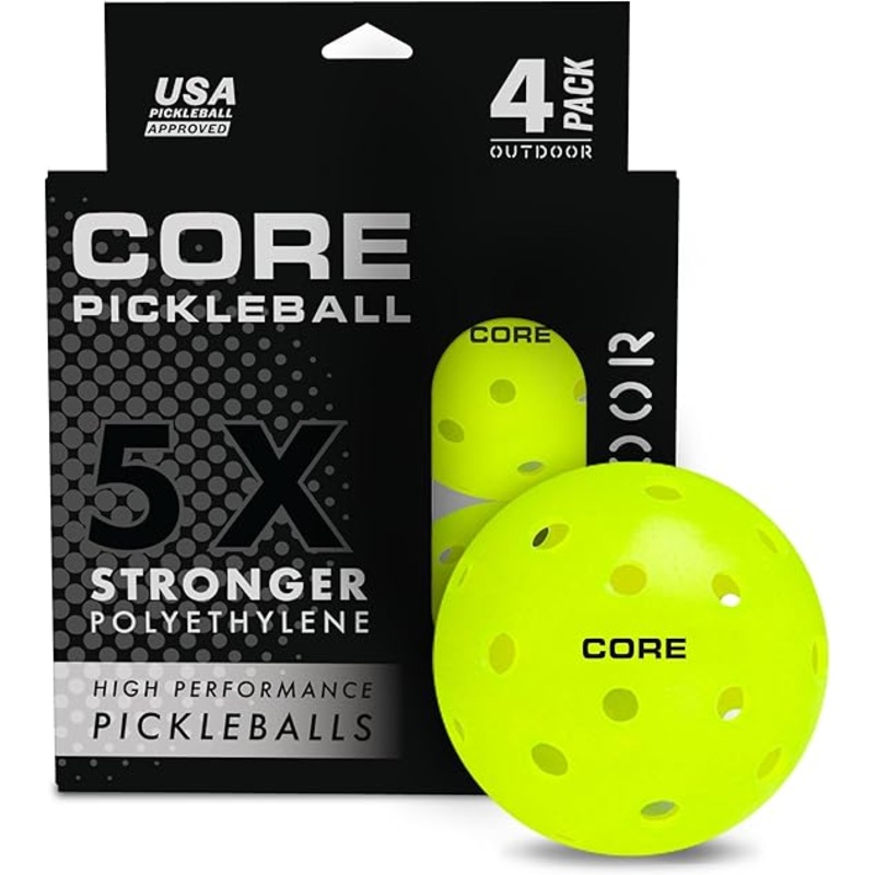 CORE Pickleball Outdoor (4 Pack)