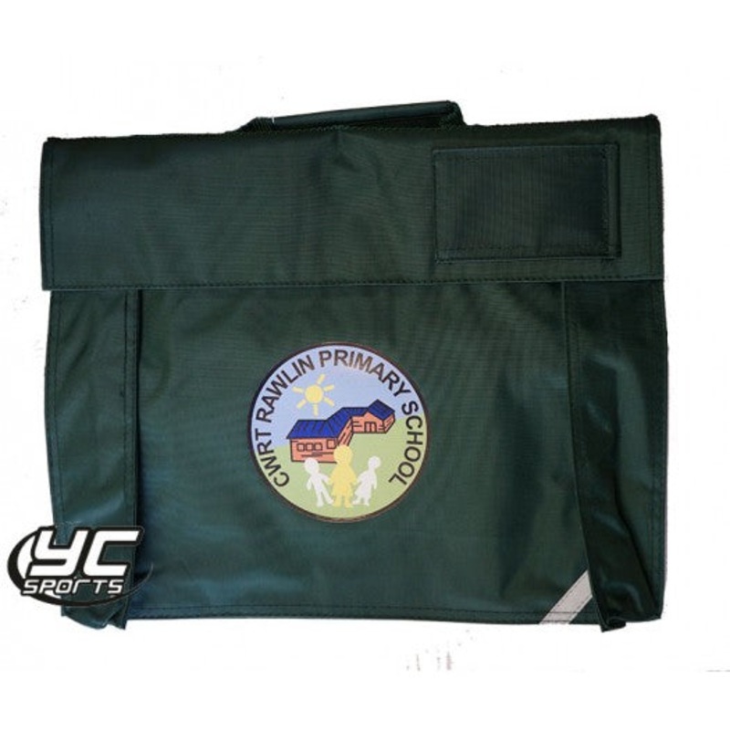Cwrt Rawlin Bookbag O/S BOTTLE GREEN