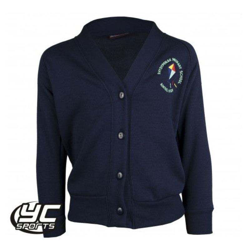 Rhydypenau Primary School Cardigan 2/3 Years NAVY