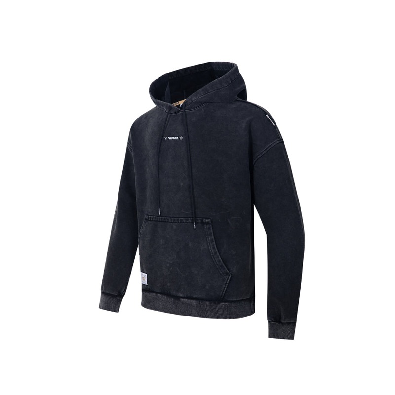 VICTOR x LZJ Hoodie T-4507LZJ Vintage Wash Black (C) S