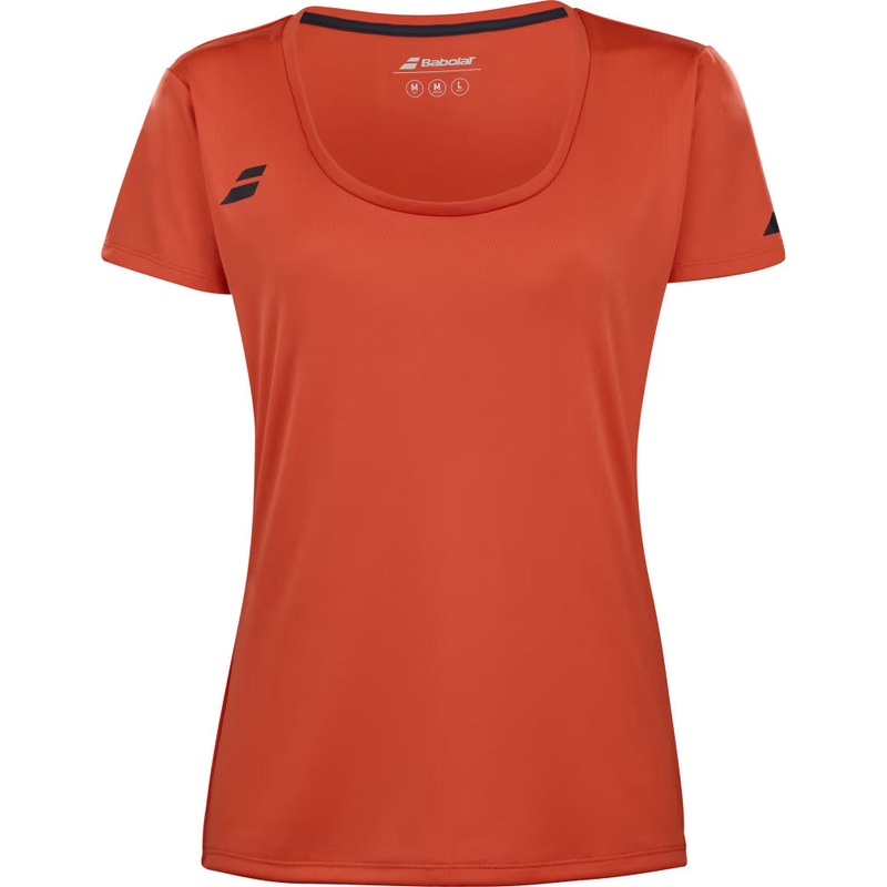 Babolat 3WP2011 Play Crew Neck Womens Shirt Black XS