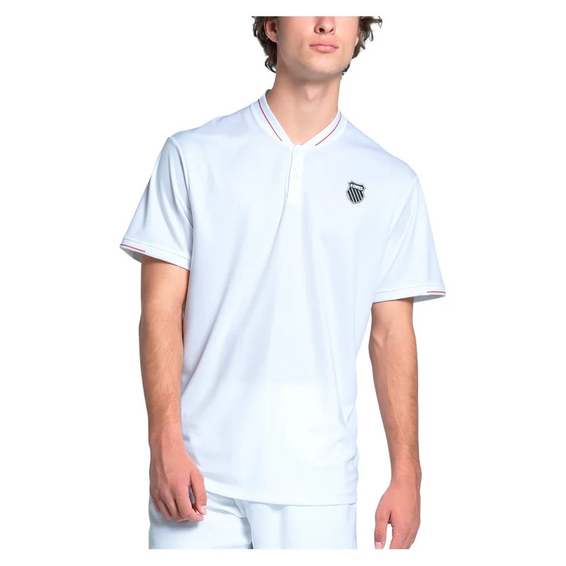 Men`s Endeavour Short Sleeve Tennis Top White