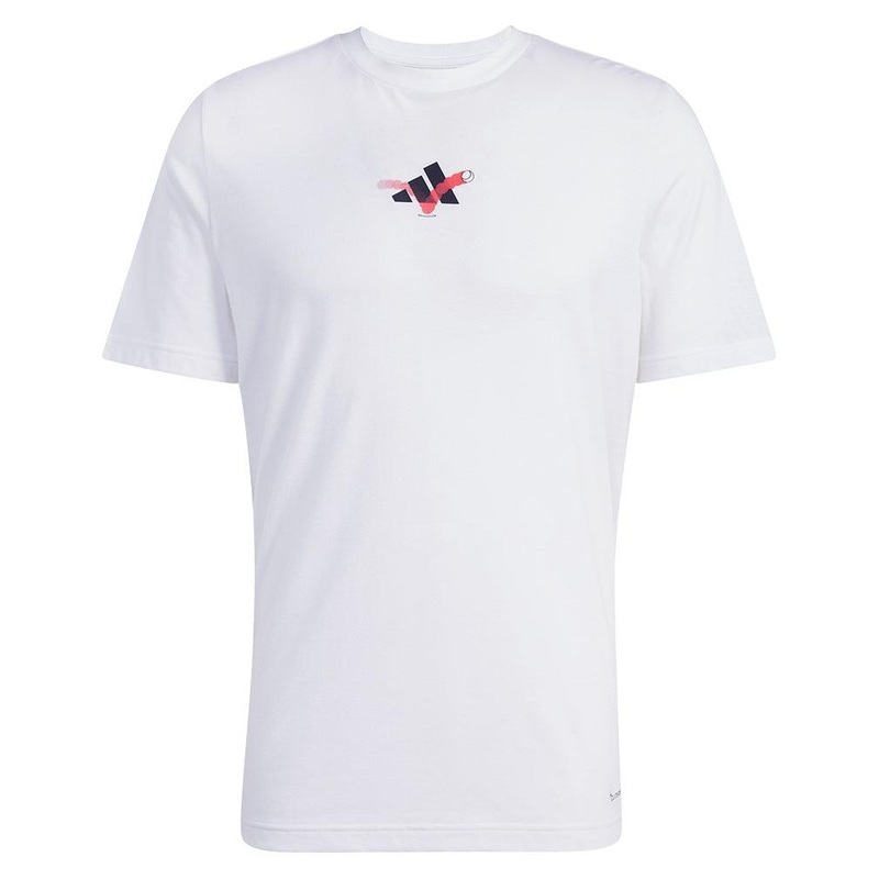 Men`s Grand Slams 3B Graphic Tennis Top White