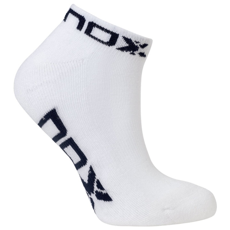 NOX ANKLE LENGTH WHITE WITH BLUE LOGO WOMEN’S TECHNICAL SOCKS (Pack of 6 pairs)