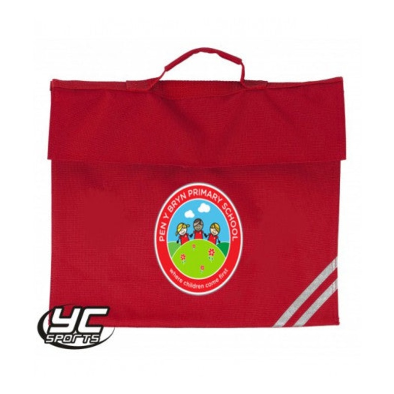Pen-Y-Bryn Primary School Bookbag O/S RED