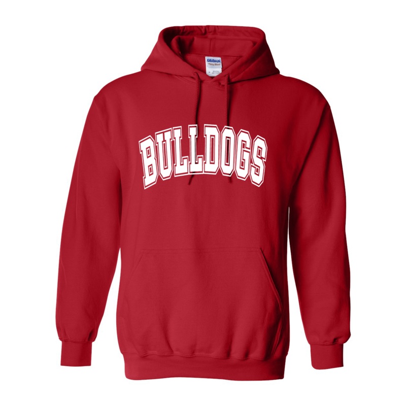 Thomasville Bulldogs Red Hoodie