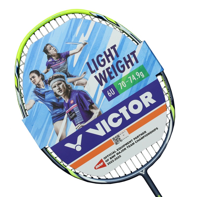 Victor DriveX Light Fighter 60 E Badminton Racket (Unstrung) 6UG5 Blue/Green