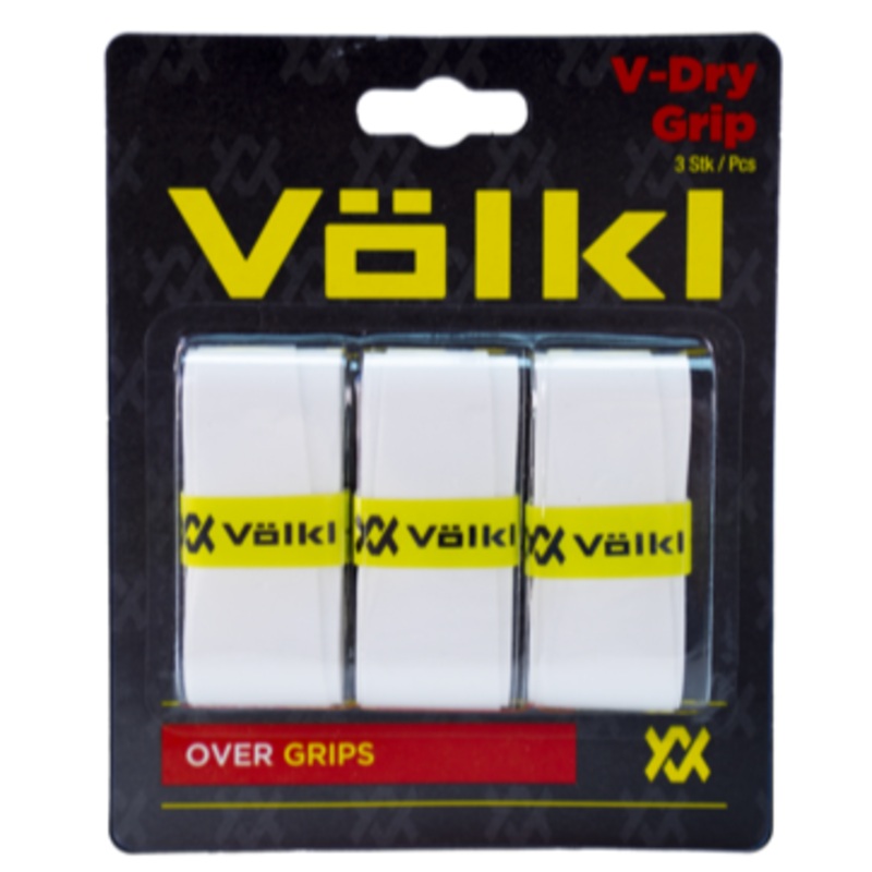 Volkl V-Dry Overgrip 3 Pack (White)
