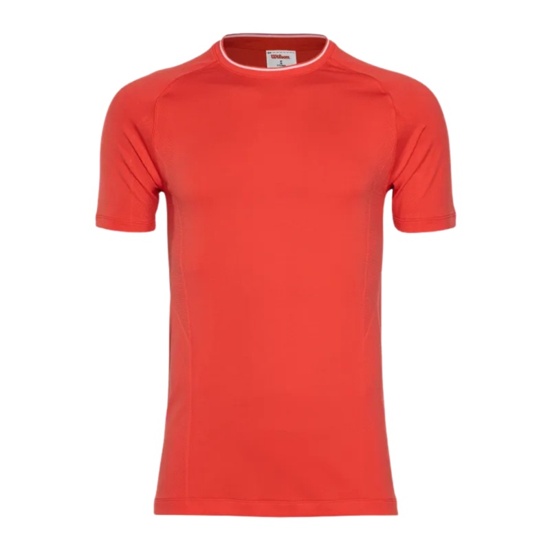 Wilson Team Seamless Crew (WM00282411) Men T-Shirt Infrared S