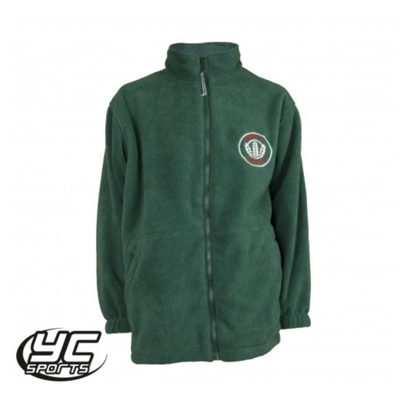 Ysgol Y Wern Fleece 3/4 BOTTLE GREEN