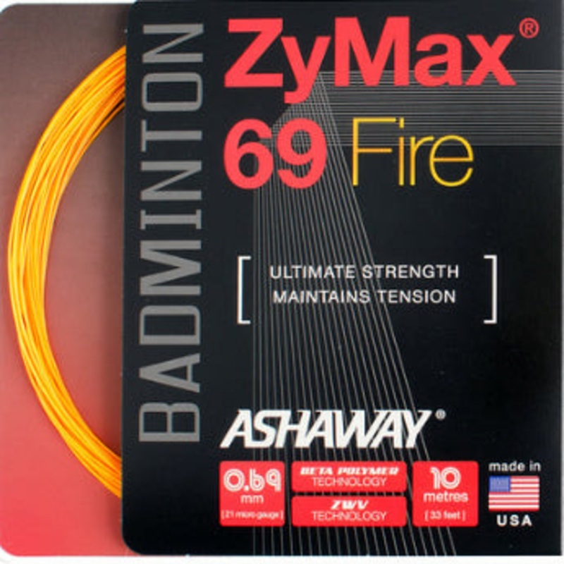 Ashaway ZyMax 69 Fire Orange