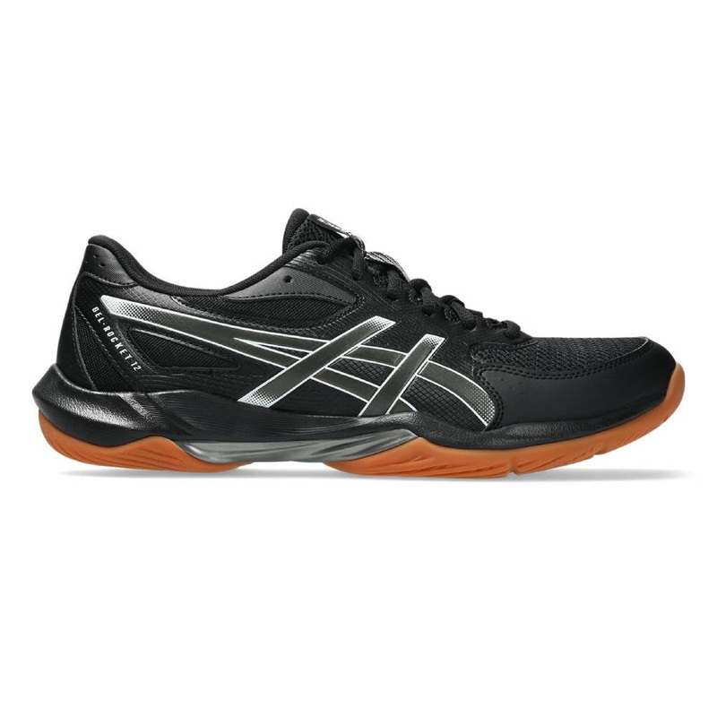 Asics Gel Rocket 12 Men’s Indoor Court Shoe (Black/Gunmetal)