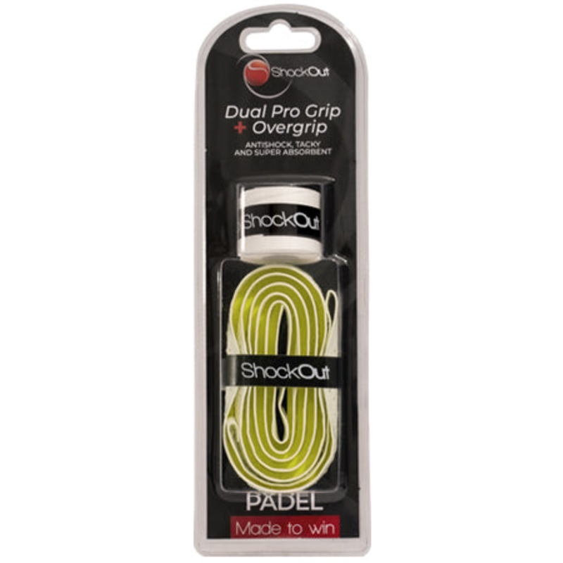 DUAL GRIP SHOCKOUT BLANCO/ AMARILLO