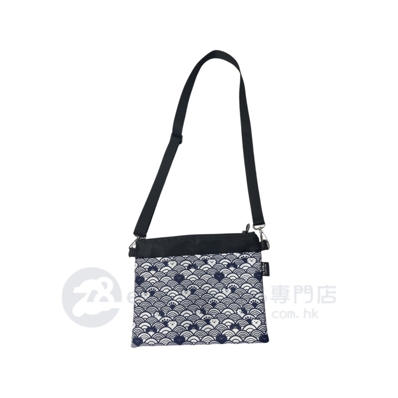 Handmade Water Resistant   cross body bagBlue Cloud cat 169) Blue Cloud cat 169