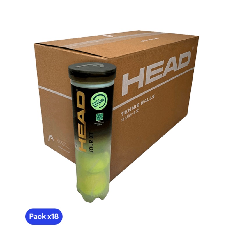 HEAD Tour Padel Balls Box (x4)(Pack x18)
