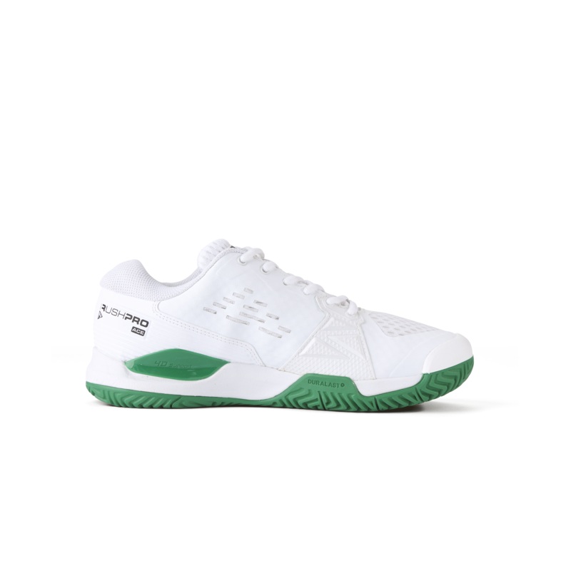 Wilson Rush Pro Ace Tennis Shoes Junior – White/Green White/White/Bosphorus UK 4