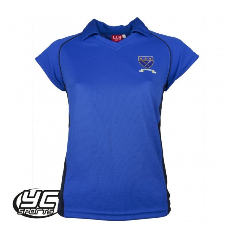 Bishop of Llandaff Fitted PE Polo JS 9/10 Royal/Navy
