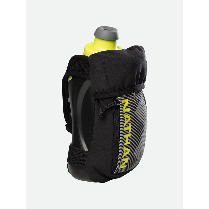 Nathan QuickSqueeze 12oz Handheld Black/Finish Lime