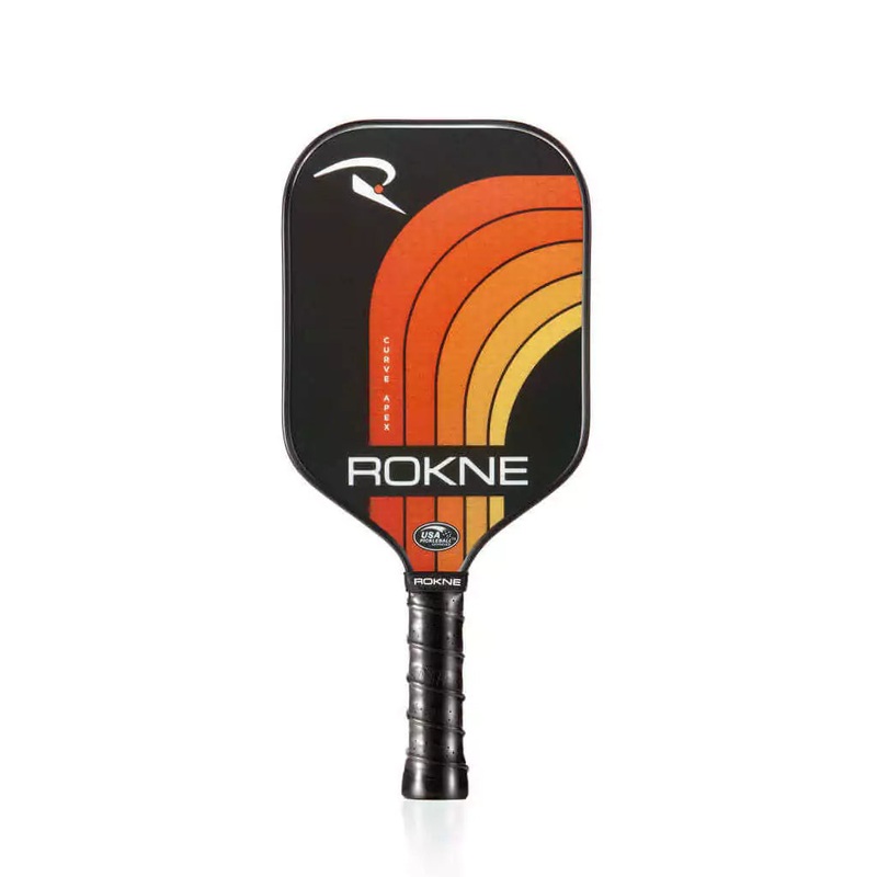 Rokne Curve Apex TANGERINE Pickleball Paddle