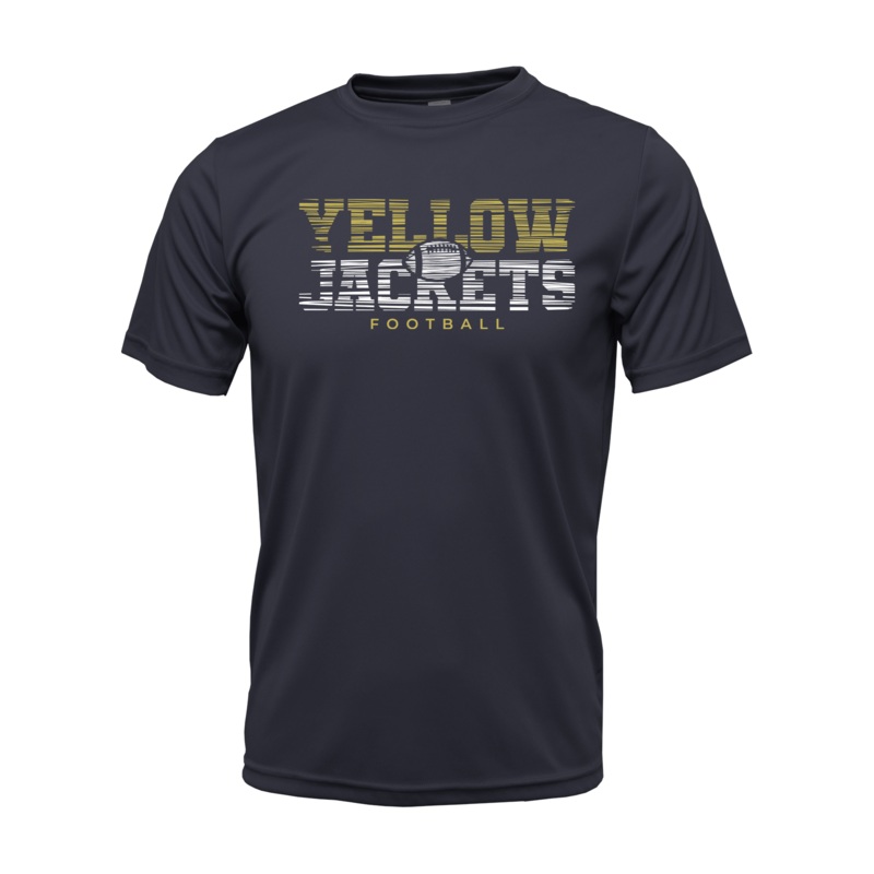 TCC Athletic Booster Club Yellow Jackets Football Dri-fit Shirt